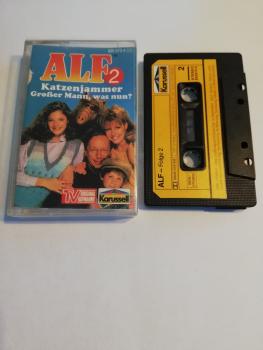Alf Folge 2 Katzenjammer/Großer Mann. was nun? Schwarz mit Gelben Aufkleber 835 073-4 Karussell(Innencover beschrieben)